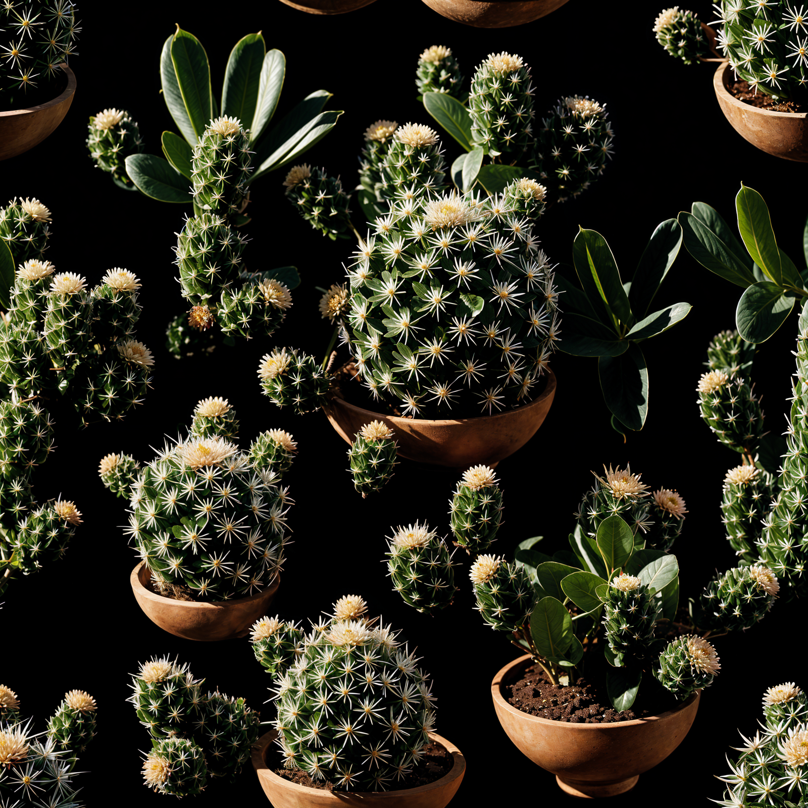 Mammillaria vetula plant with detailed leaves in a planter, under clear indoor lighting.