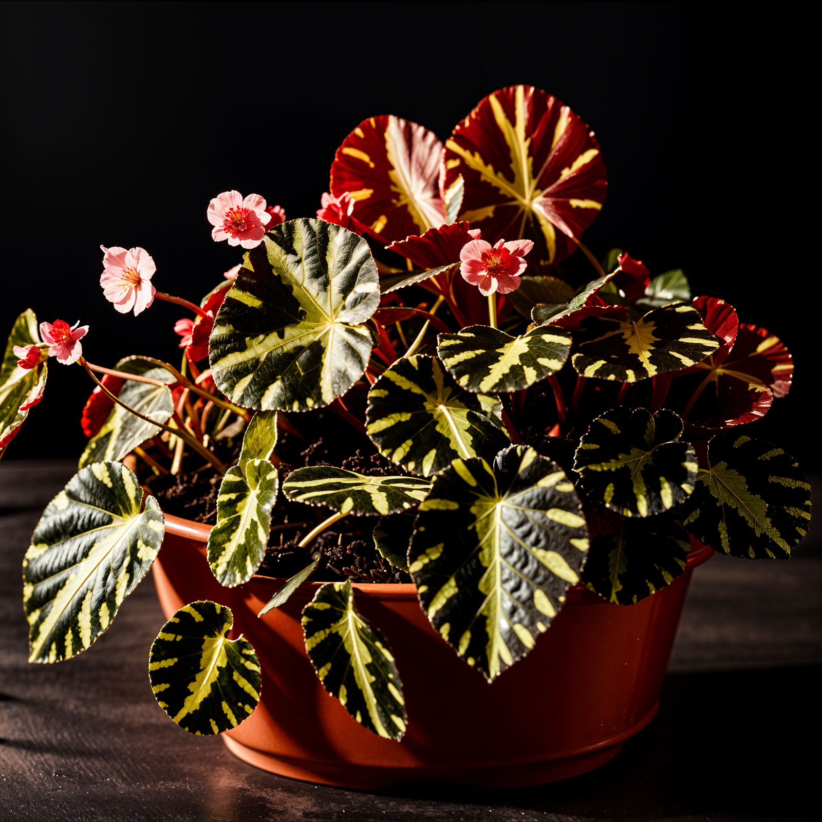 Begonia cleopatrae plant card photo