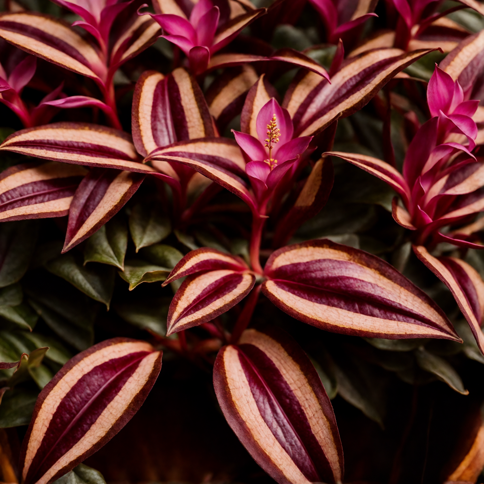 Tradescantia zebrina plant card photo