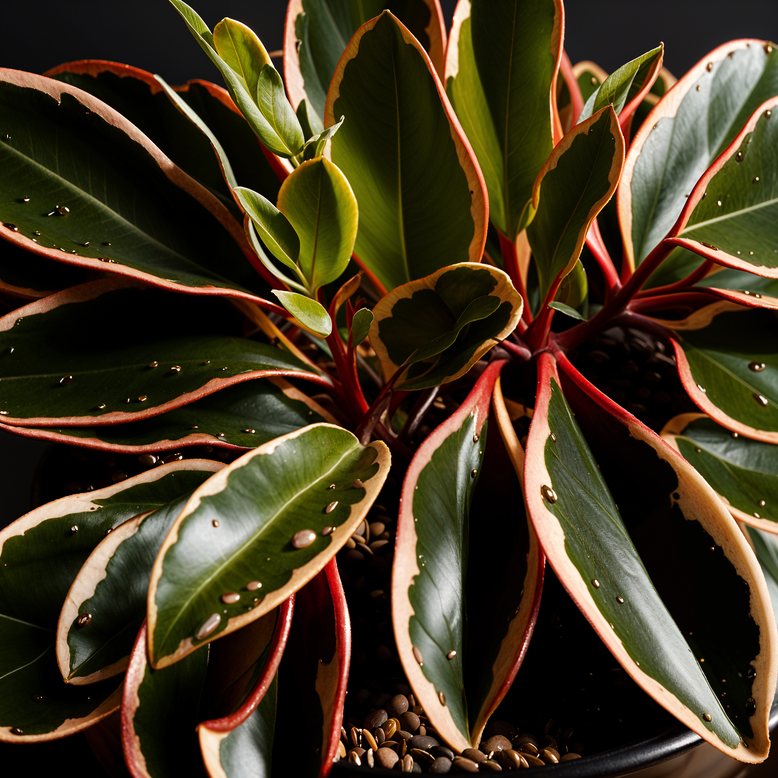 Peperomia clusiifolia plant card photo