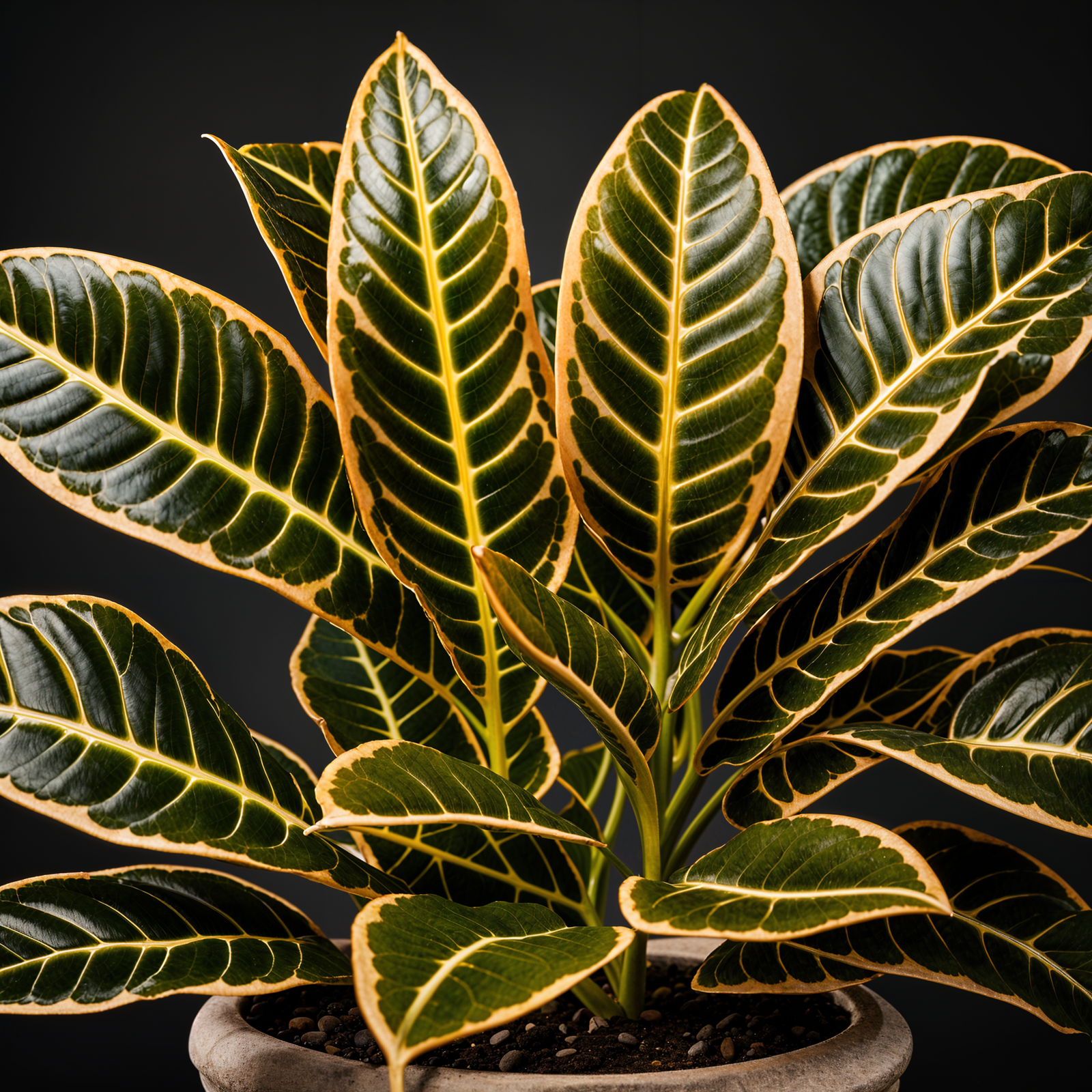 Codiaeum variegatum plant card photo