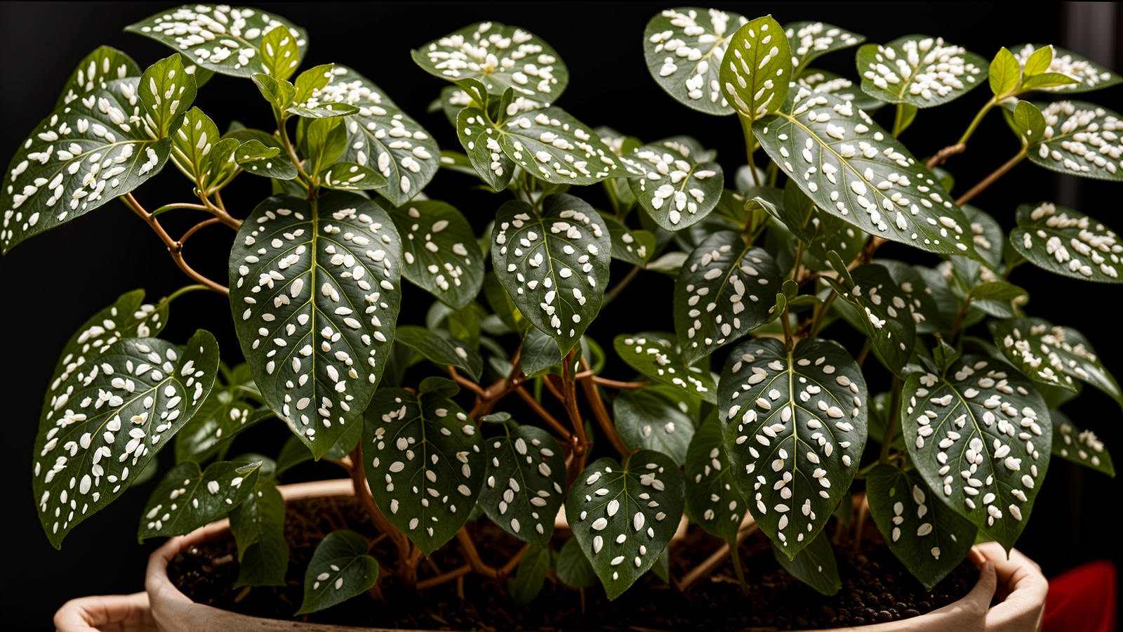 Hypoestes phyllostachya plant card photo